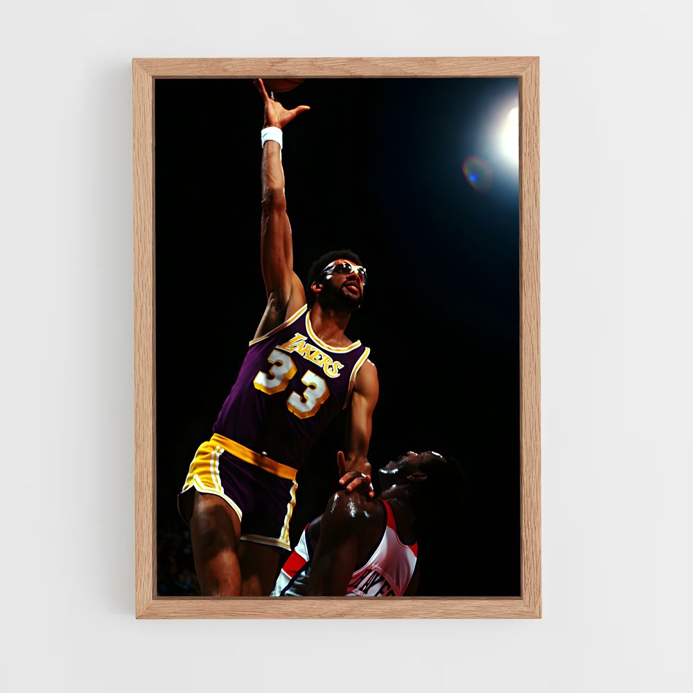 Poster Légende en Purple – affiche Basketball (vue 4)